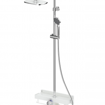 미륭 해바라기선반샤워기 (벽붙이온냉수혼합꼭지 샤워용)