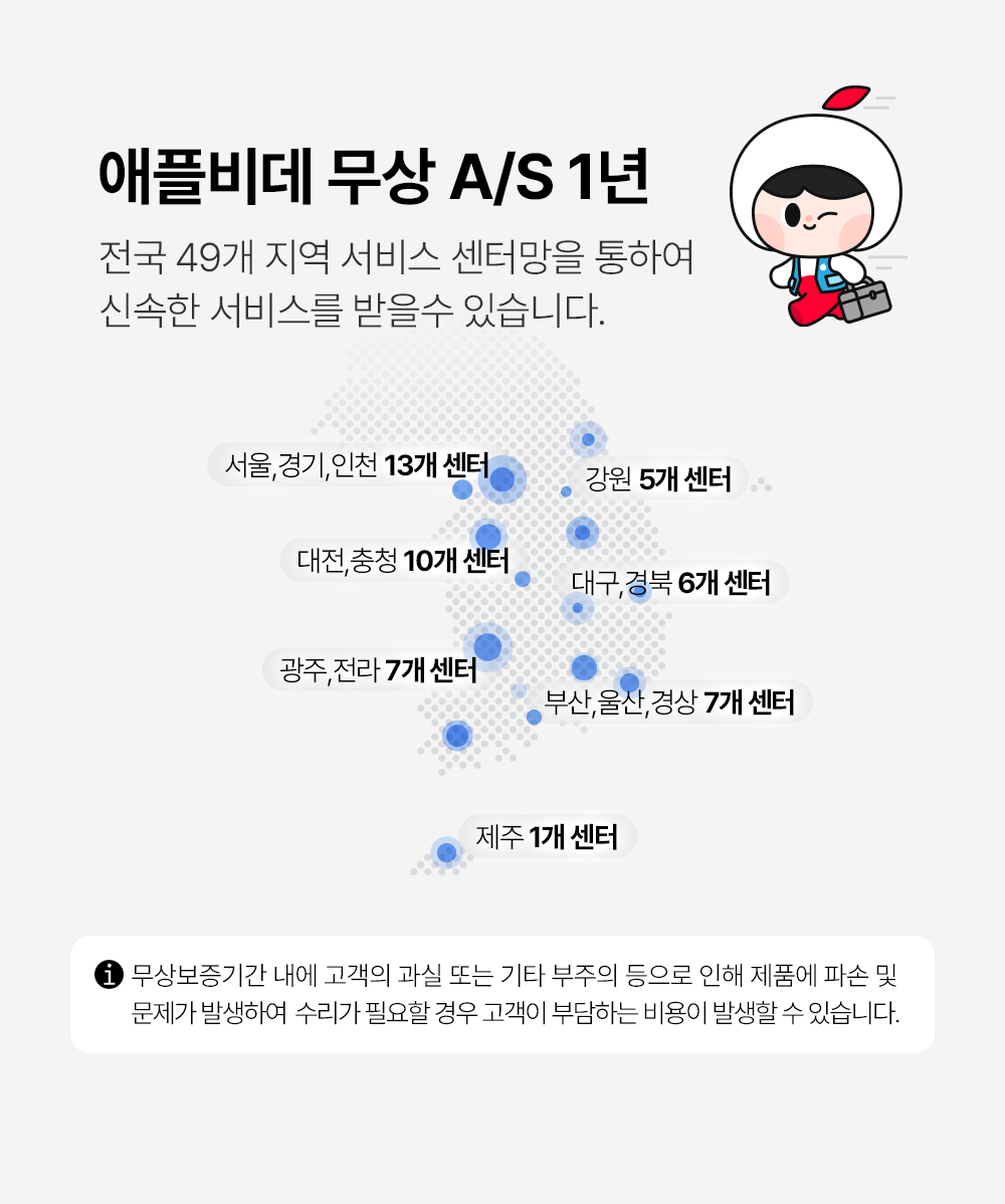 애플비데에이트 AB-K3814 풀스테인리스 노즐 업그레이드